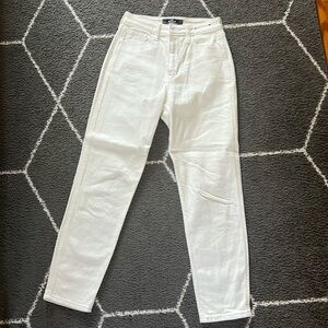 White Hollister Mom Jeans